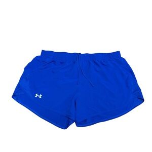 Under Armour Women's Vibrant Blue Sports Shorts Size: XL